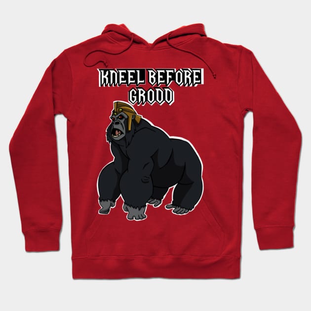 KNEEL BEFORE GRODD Hoodie by Oliverbanksart